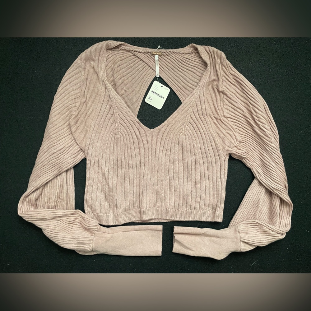 Free People Knit Crop Top Size XS
